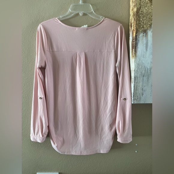 Sweet Wanderer pink maternity top with stretch size small - Picture 7 of 8